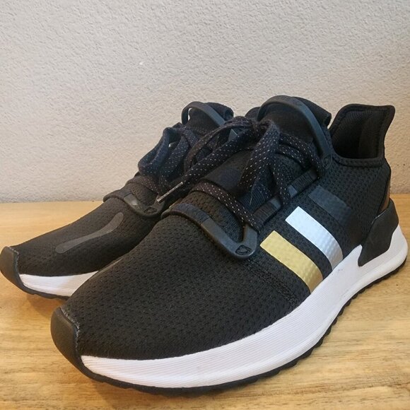 Adidas x Shoe Palace U Path Run Sneaker Shoes Black Silver Gold FW2323 Mens Sz 8